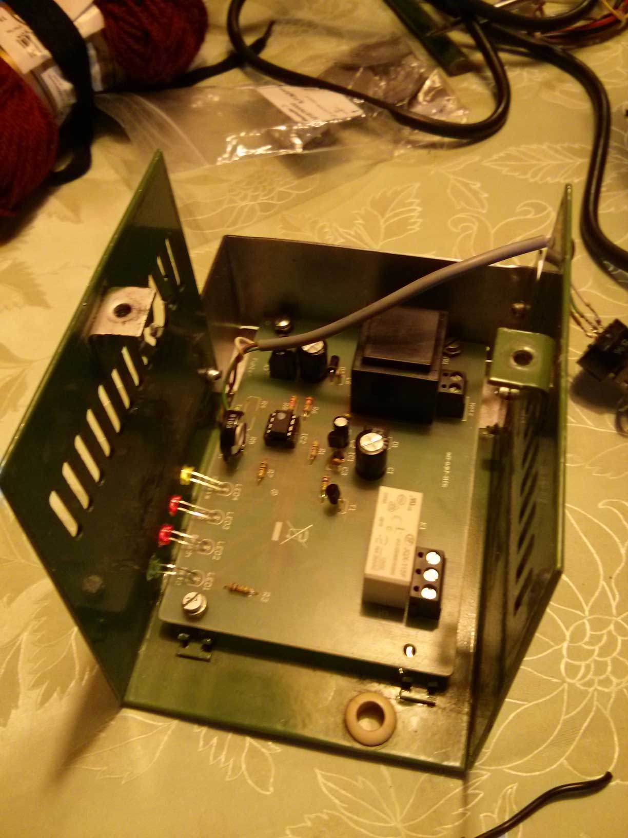 The Thermomix fitted with new controller electronics.